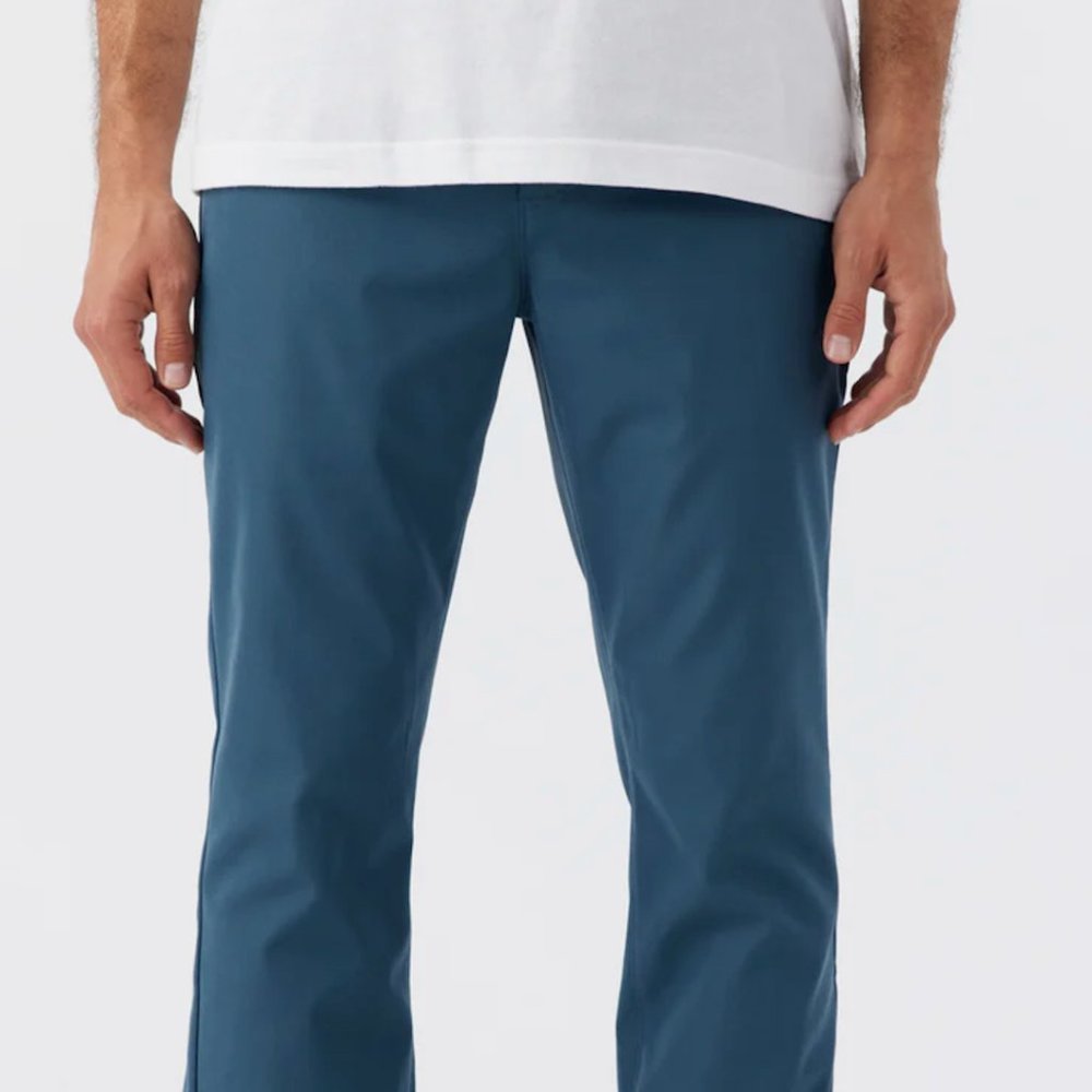 O’Neill Mens Redlands Modern Hybrid Pant Size 31, Cadet Blue